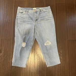 Jessica Simpson distressed vintage straight jeans women’s plus size 20W